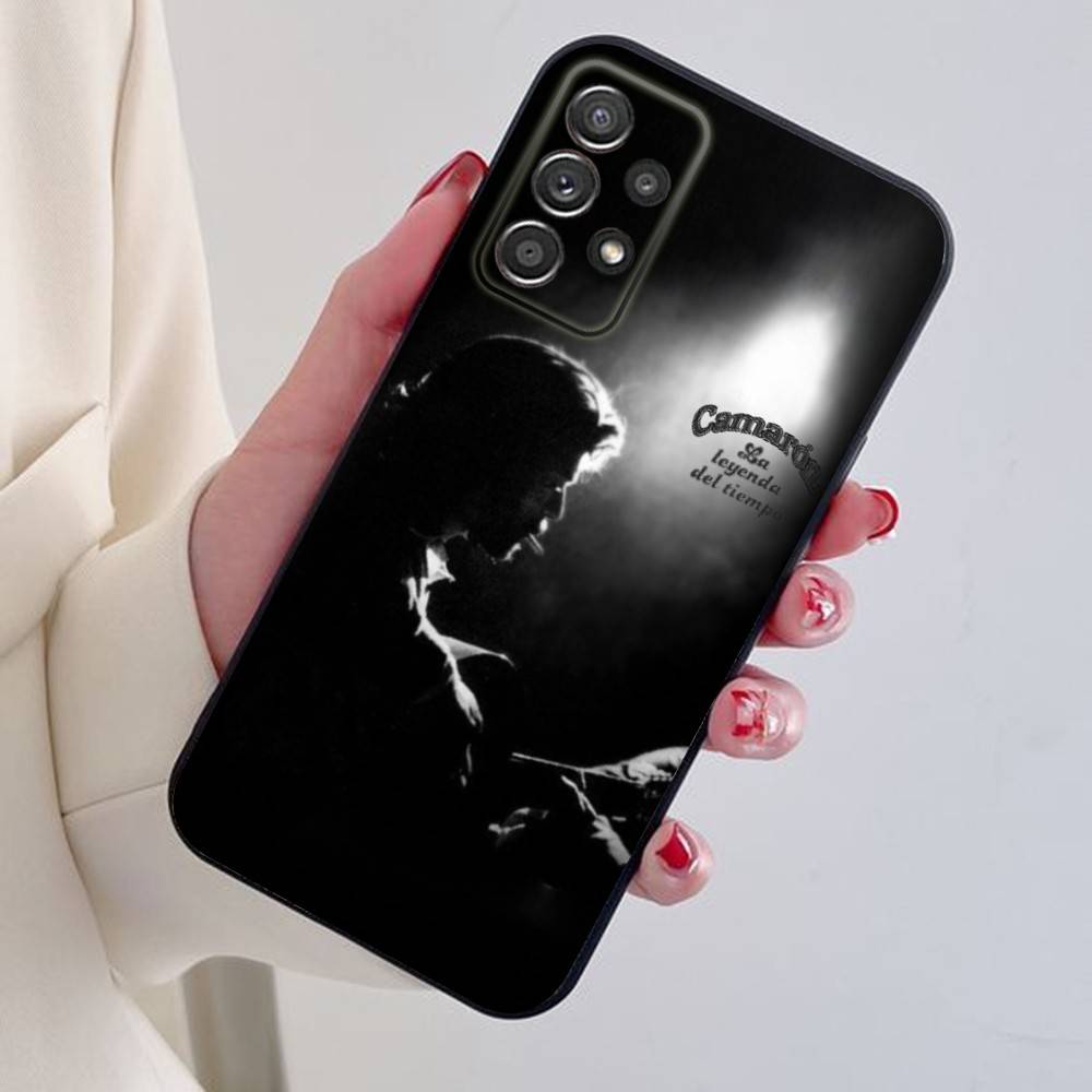 C-Camaron De La Isla Phone Case For Samsung S24,21,22,23,30,Ultra,20,Plus,Note,10,9,Black soft silicone case
