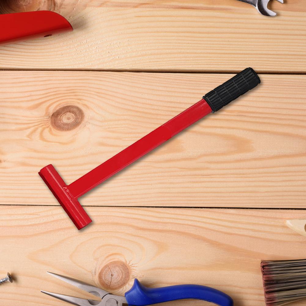 Door Hinge Adjustment Tool with Rubber Handle Hinge Bender Wrench Door Hinge Adjuster Fit for .134 Gauge Commercial Door