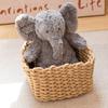 Cute Elephant Plush Toy Soft Stuffed Plushies Home Sofa Throw Pillow Ornament Gifts For Girls Kids Baby Sleeping Animal Dolls