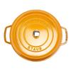 Staub Pico Cocotte Round 28cm 1102812 Enameled Pot Rund Brater Mustard Yellow Pico Cocotte Pot Stylish Cookware Kitchen Supplies [Staub]