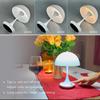 LED Mushroom Small Table Lamp Portable USB Charging Dimmable Flower Bud Lamp Bedroom Bedside Lamp