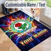 Custom Text Printed Rug Blackburn Rovers Football Non Slip Floor Carpet For Home Room Decor