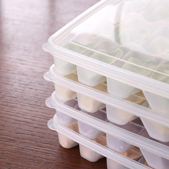Scatola Congelata per Ravioli Contenitore Organizer per Frigorifero Contenitore per Alimenti Croccanti