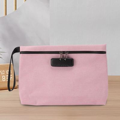 Activated Carbon Smell Proof Bag Portable Odor Proof Stash Bag with Combination Lock for Travel Business Trip
