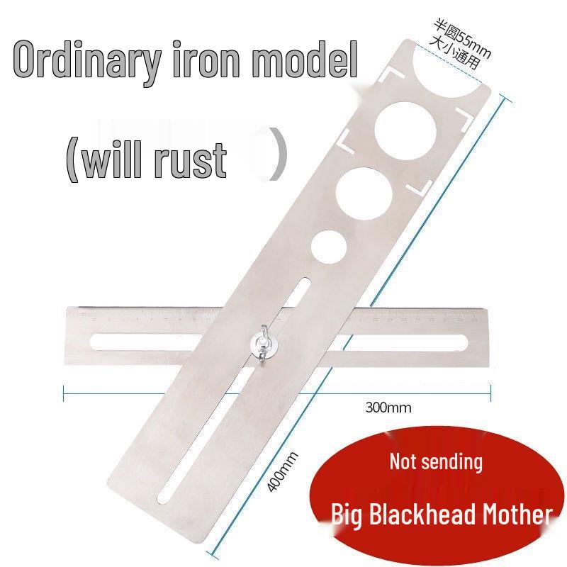 

Stainless Steel Tile Hole Locator & Drill Bit Multifunctional Measuring Tool