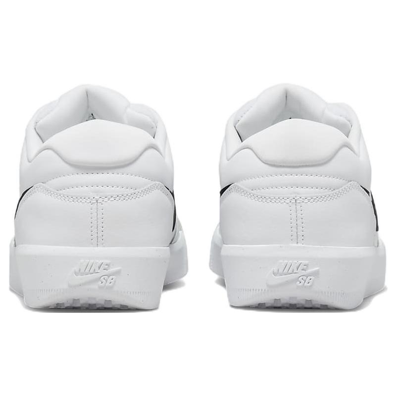 Nike Sb Force 58 Premium White Black Skateboard Shoes DH7505-101