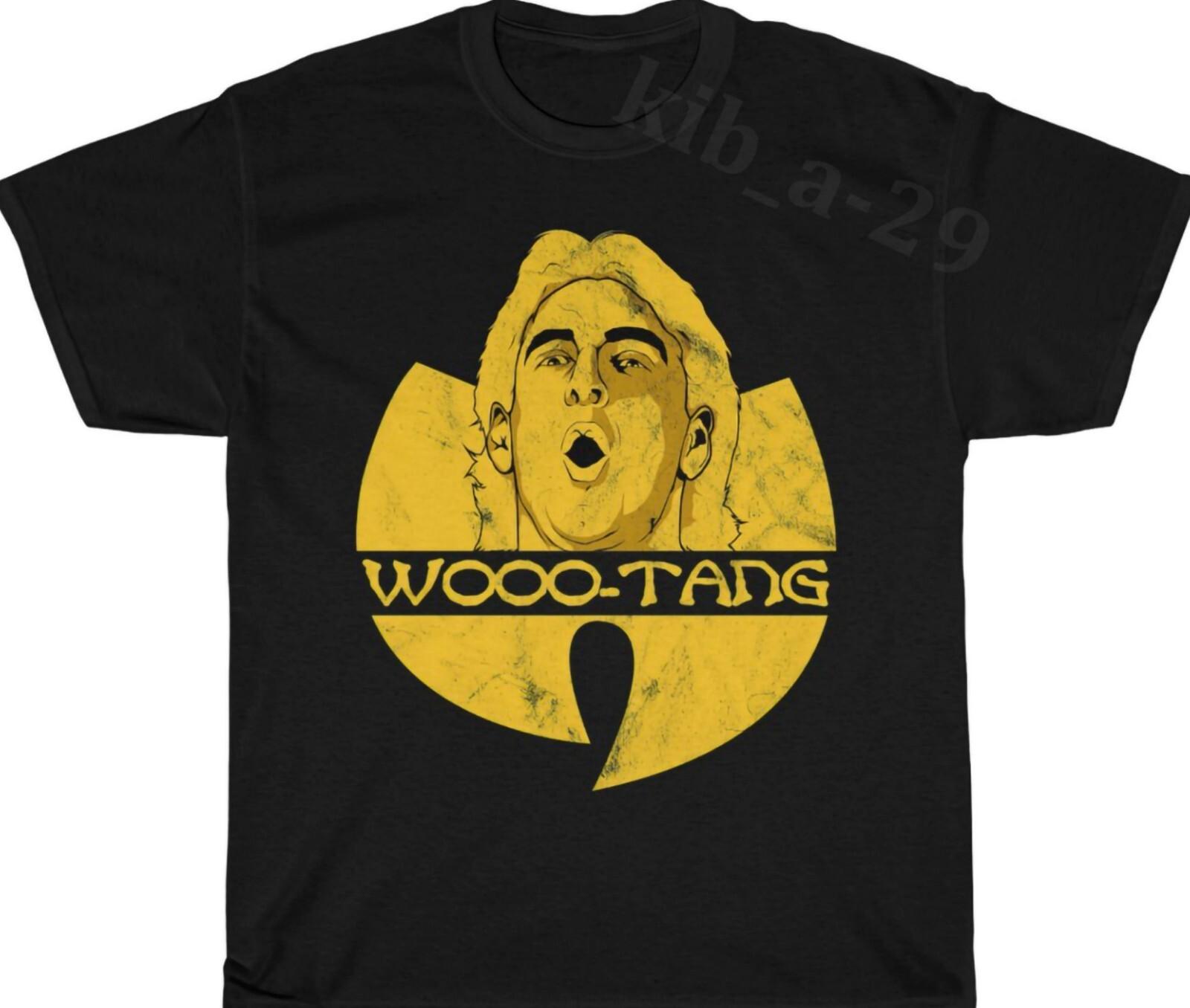 Рик Флэр Wu-Tang Clan Смешная Футболка в Стиле Хип-Хоп Рэп 90-х Винтаж S-5XL Мужская Женская Унисекс M