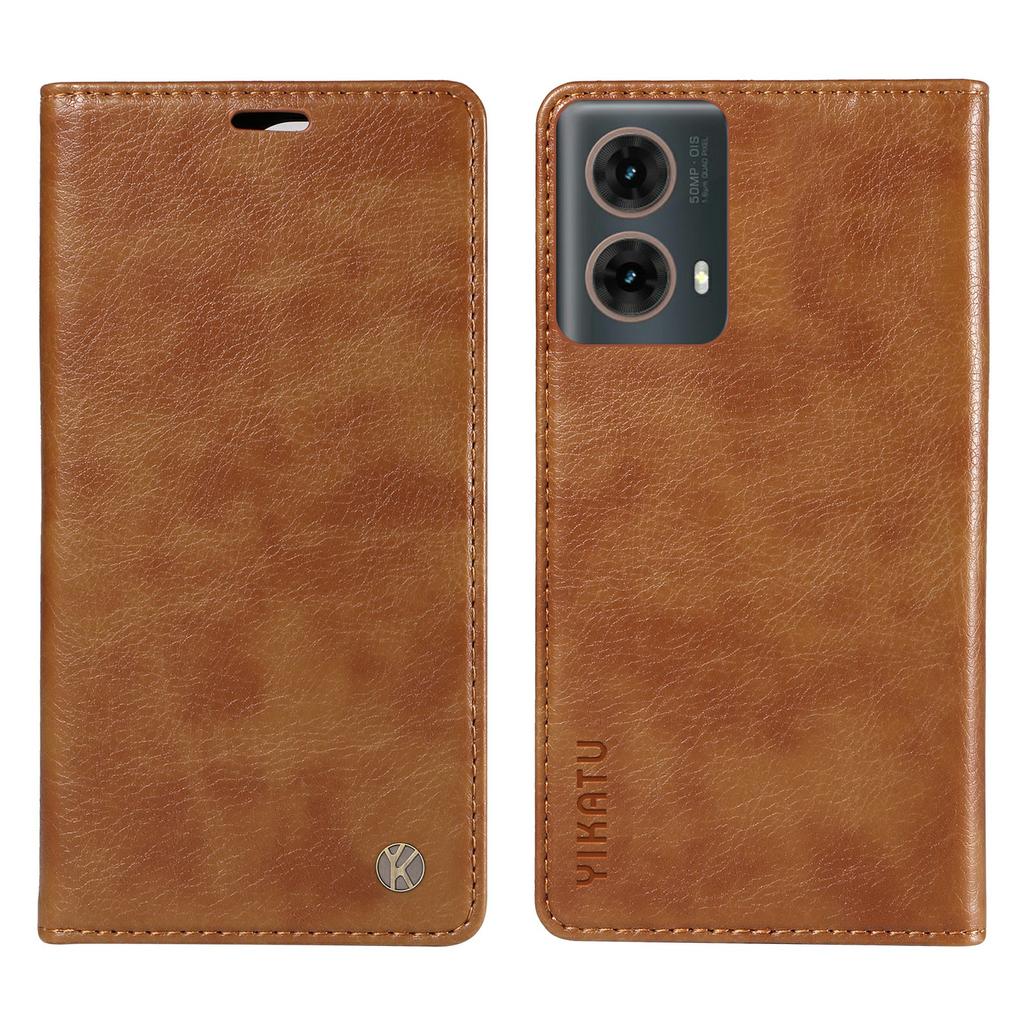 For Motorola Moto G85 5G/S50 Neo 5G Wallet Case Litchi Texture Leather Phone Cover