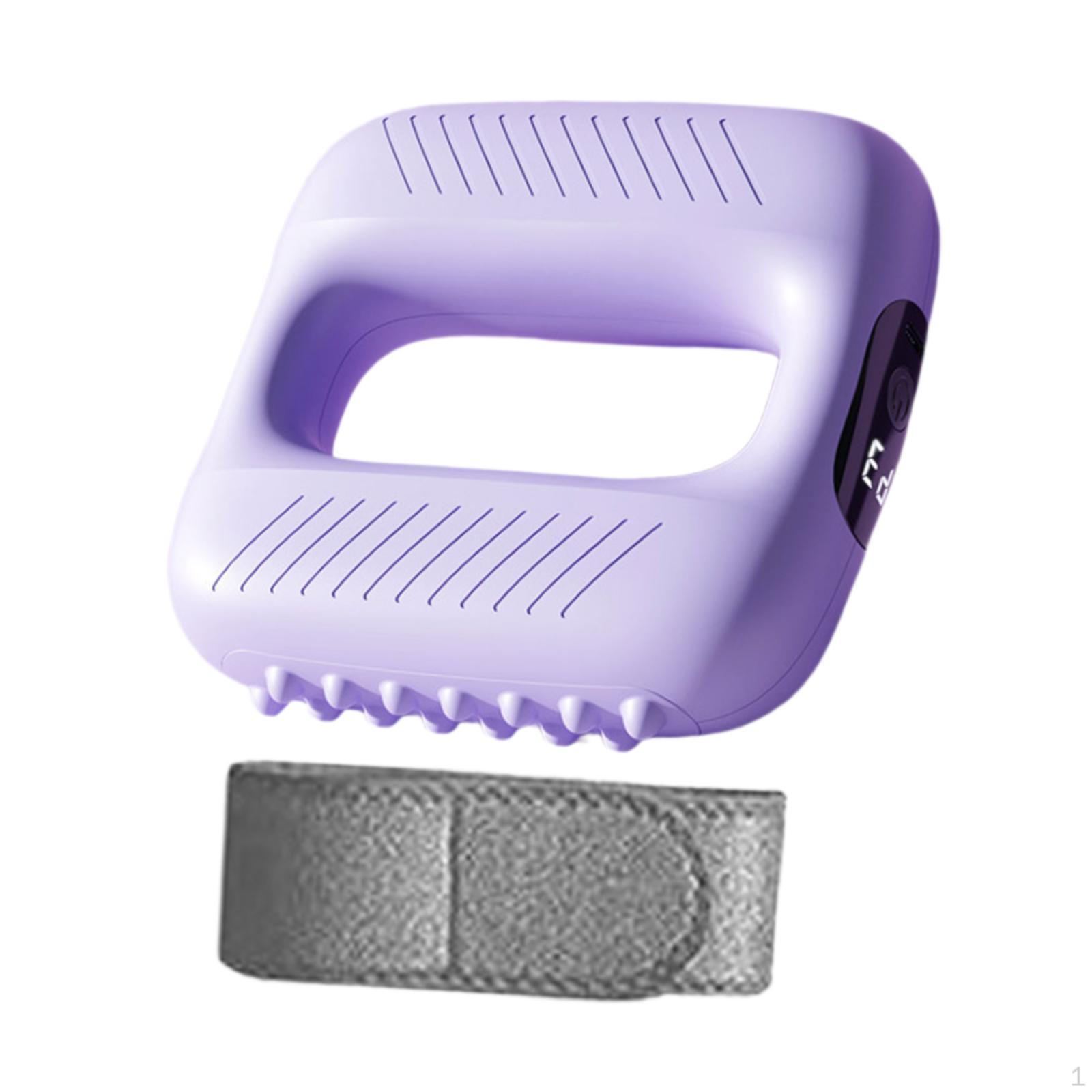 

Полнотелый фасциальный кольцевой массажер с ремнем, мини, беспроводной, регулируемый, вибрационный фиолетовый