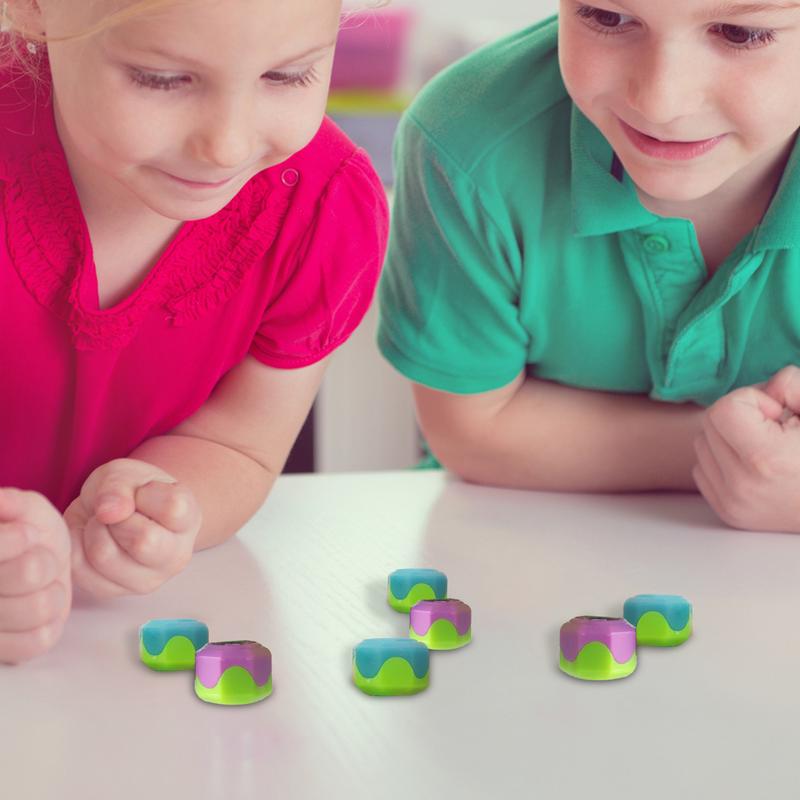 10Pcs Pebble Grab Toy Fun Interactive Stress Relief Stone Pebbles Set Hand Eye Coordination Training Toy for Party Board Games