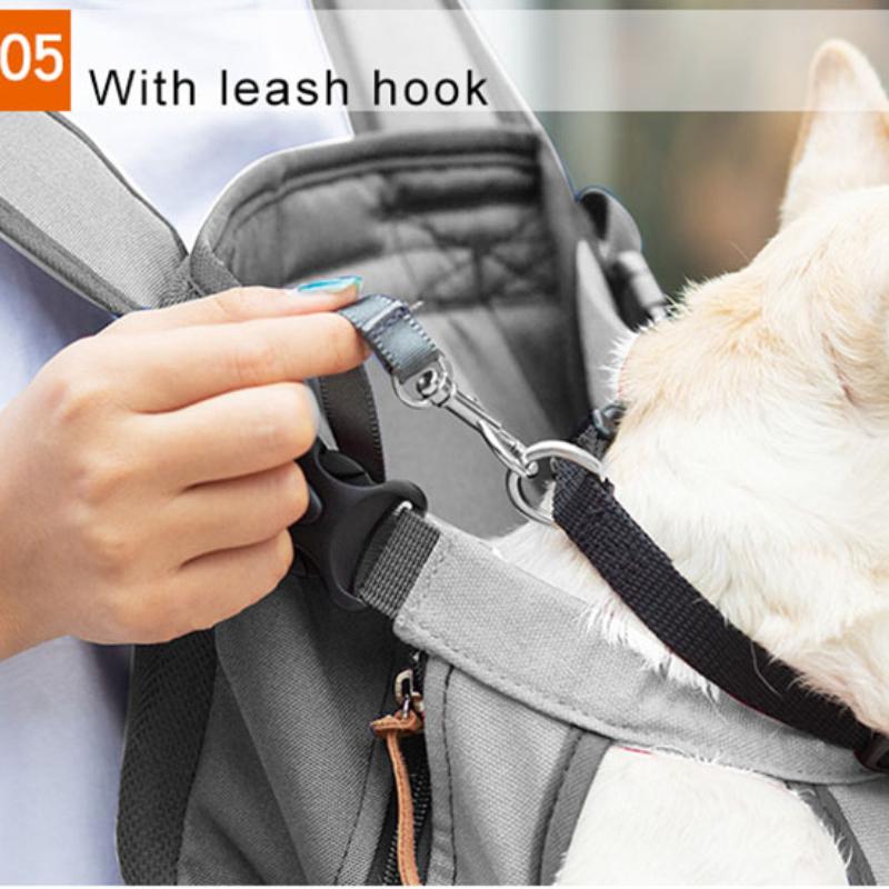 Rucsac de transport pentru animale de companie pentru pisici câini Geantă de călătorie în față pentru animale pentru câini mici și mijlocii