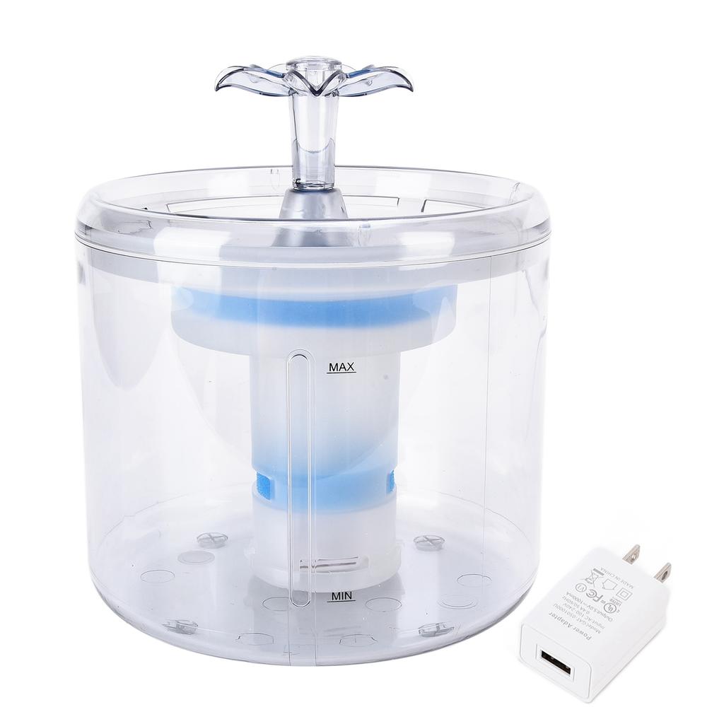 Pets Transparent Drinking Fountain Intelligent Induction Transparent Silent Water Pump Water
