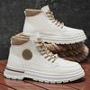 High-top Martin Men's Shoes 2025 High-top Autumn New Men's Tooling Heightened Rhubarb Platform British Retro Boots