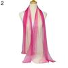 Fashion Gradient Color Voile Scarf Women Lightweight Soft Long Neck Wrap Shawl