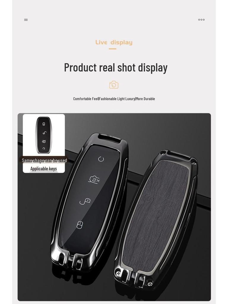 Denza D9N7 Car Key Case: Durable Full Coverage Remote Shell for 2023 Denza D9 - Unisex