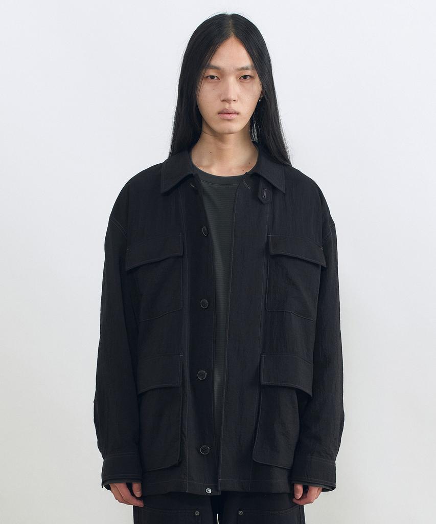 Insilence Lightweight Field Jacket Black