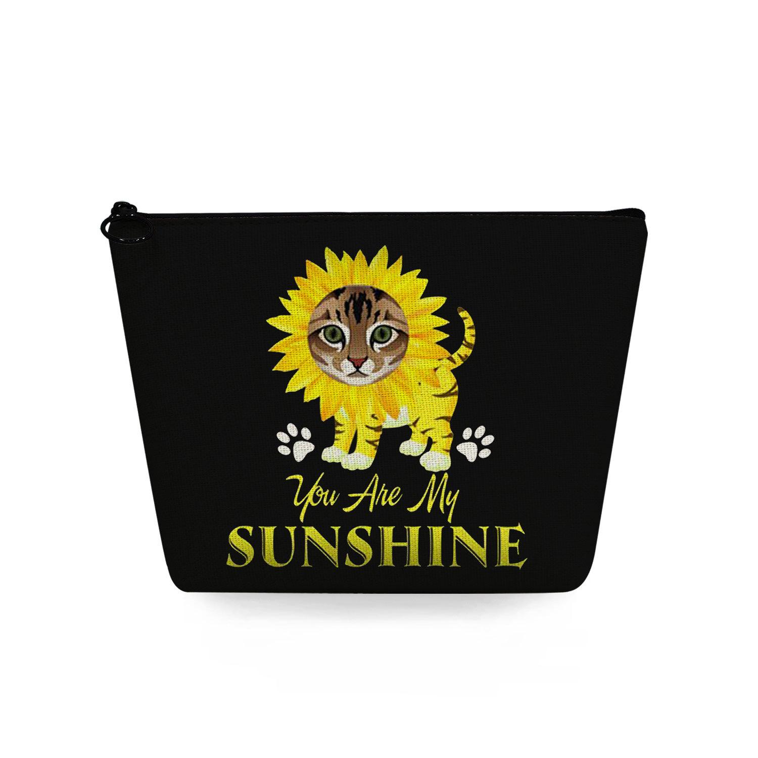 

Women Cat Print Cosmetic Bag Toiletries Organize Travel Storage Case 6718 KTB