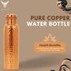 Copper Water Bottle 1 Ltr | Copper Bottle for Men & Women  | BPA Free & Leak Proof | Easy to Carry | Suitable for Yoga, School & Office