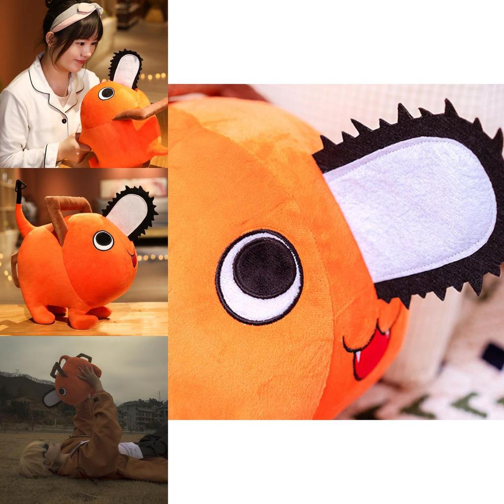 Chainsaw Man Pochita Plush Toy Stuffed Doll For All Ages Soft Squishy Non-toxic Materials Birthday Xmas Gift