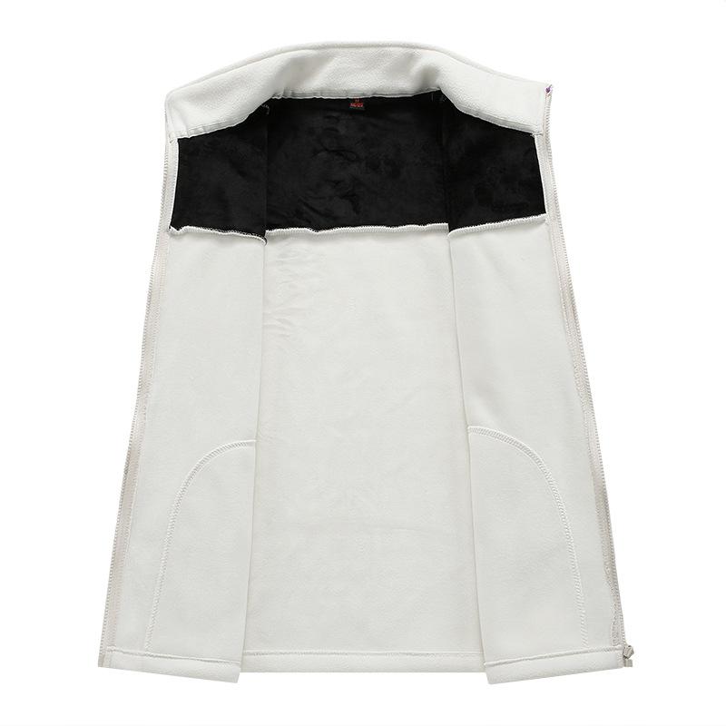 Autumn and Winter Cold and Warm Fleece Clothes for Men and Women Couples with The Same Fashion Color Matching Coat