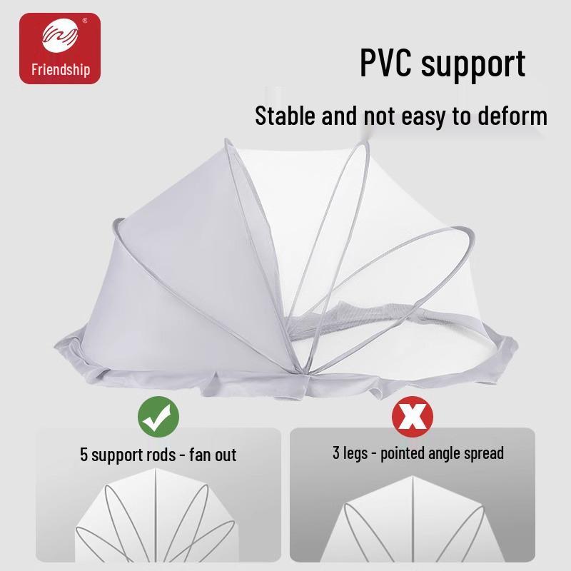 Universal Baby Crib Mosquito-Proof Blackout Cover - Foldable Newborn Infant Full Coverage Net