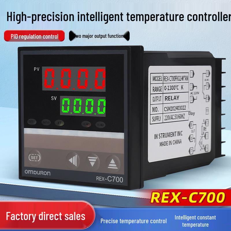 Digital Display Intelligent Temperature Controller REX-C100/PID Automatic Controller REX-C400/REX-C700