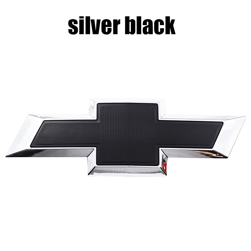 1pcs 3D ABS Car Front grill logo Rear Bumper tail door trunk sticker Emblem sticker styling Accessories For Chevrolet SILVERADO