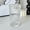 13oz 380ml Cocktailglas im nordischen Stil mit vertikalen Streifen, Kaltwasserbecher, transparent, Zitrone, Long Island, Eisteebecher, Milchpartybecher