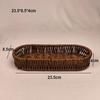 Hardness Rattan Wicker Woven Serving Baskets Handwoven 6 Styles Drain Chopstick Fork Spoon Holder Household Rattan Basket