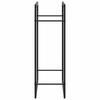 vidaXL Brennholzregal Mattschwarz 80x28x86 Cm Stahl