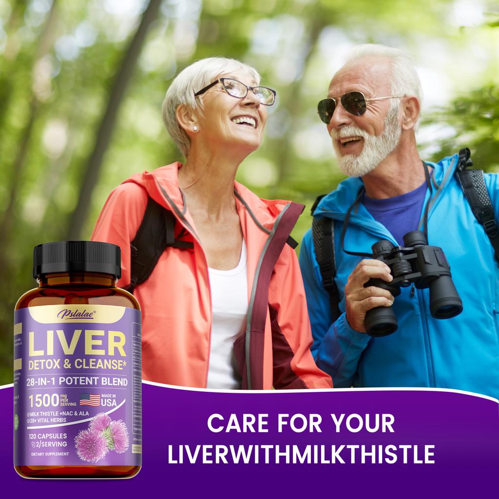Contains Milk Thistle Extract, Supports Liver Health and Has Liver-protective Effects, Suitable for Adults, Vegan.