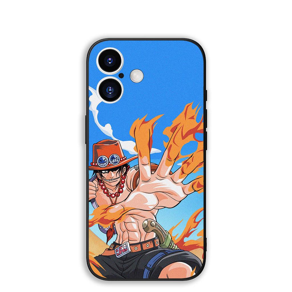 Cover for Xiaomi Redmi Note 13 A3 14 Pro Plus 9T 14C 13C 13X 9C NFC + Pro+ 5G 4G Phone Case Portgas D Ace One Pieces Luffy
