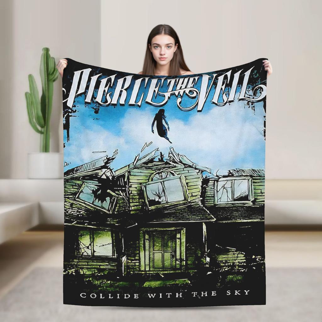 Pierce the Veils  Blankets Quality Warm Soft  Throw Blanket Winter Travel Outdoor Novelty Bedspread