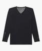 Meonsingweeo Men'S Cooling V-Neck Base Layer Black Mr221Min41