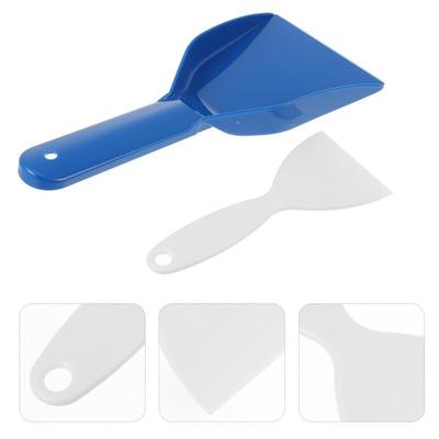 Set de 1/2 Bucăți Răzuitoare de Gheață Unelte Durabile Pentru Îndepărtarea Chiciurei din Frigider Curățenie Igienă Unelte de Curățare pentru Suflantă de Zăpadă Lopată de Îndepărtare a Gheții