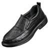 Men's Genuine Leather Casual Slip-On Shoes - Breathable, Soft Sole, Ideal for Spring and Autumn