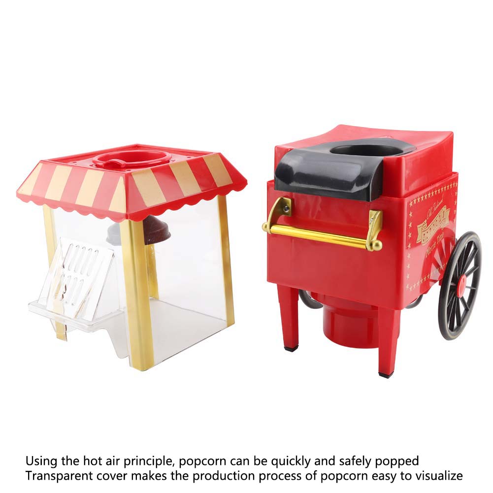 Compact Electric Hot Air Popcorn Maker Making Corn Machine For Home Party
