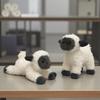 Mini Pet Little Sheep Plush Toys Stuffed Cartoon Baby Sheep Doll Cute Exquisite Standing&Lying Lifelike Animal Desktop Decor