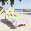 Kawaii A-Azuki Siamese Cat Towel Sports Quick Dry Travel Camping Gear Sandproof Soft Light Large Beach Towel