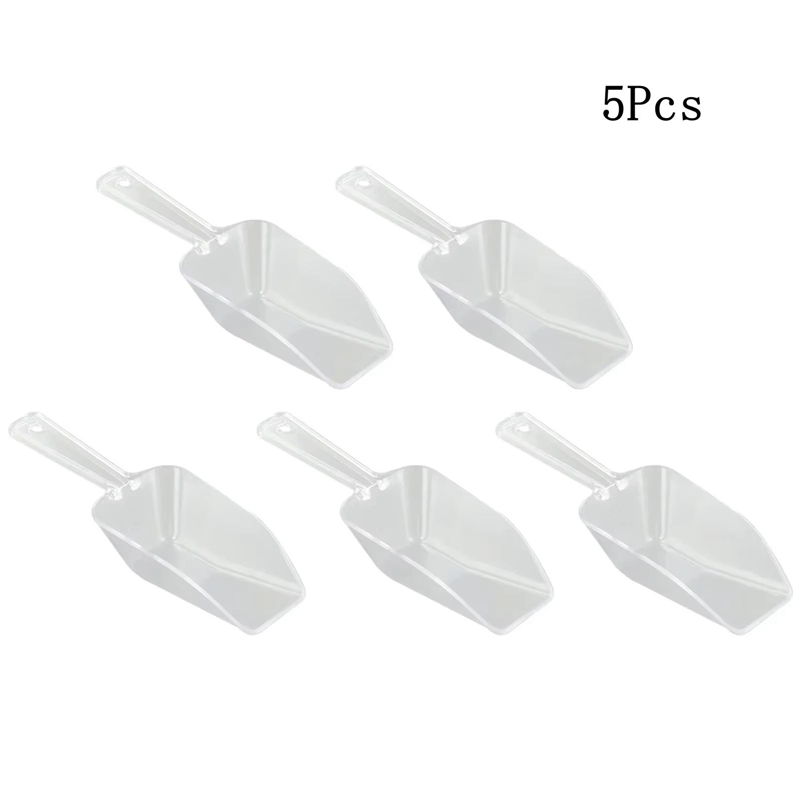 

5 шт. Пластиковая лопатка для льда Кухонные инструменты Мука Продукты Конфеты Ложка для мороженого Маленькие мерные ложки Лопатки Вечеринка Кухонные принадлежности