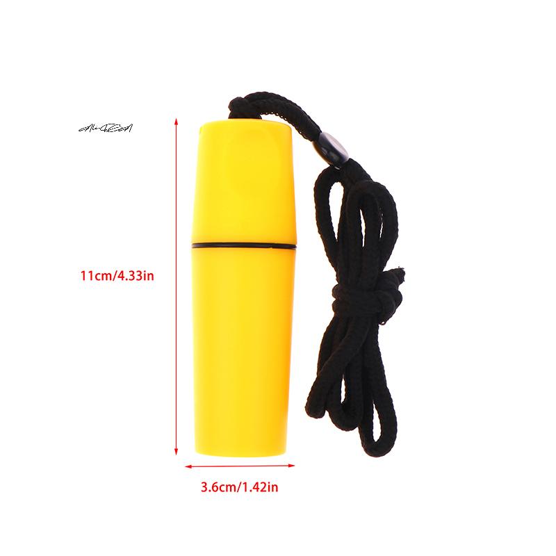 Wasserbeständiges Aufbewahrungsrohr mit Lanyard Tragbare Münz- und Bargeldhülle für Strand Wandern Rafting Praktisches Reiseaccessoire