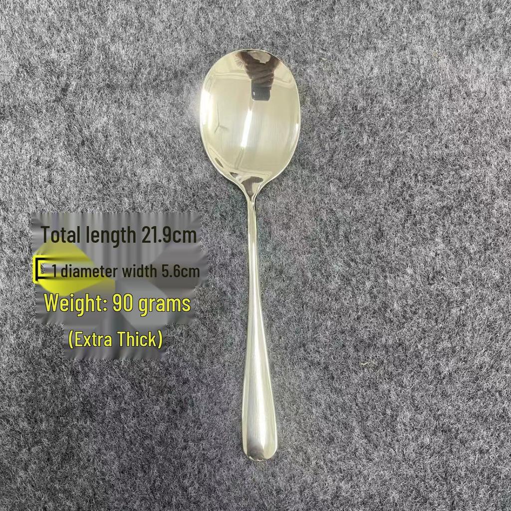 Stainless Steel Long-Handle Buffet and Rice Cooker Serving Spoon