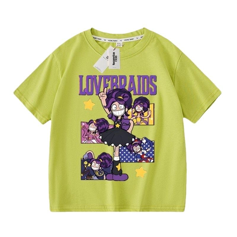 Kids Girls Lily Lovebraids Printed Short Sleeves T-Shirt Top