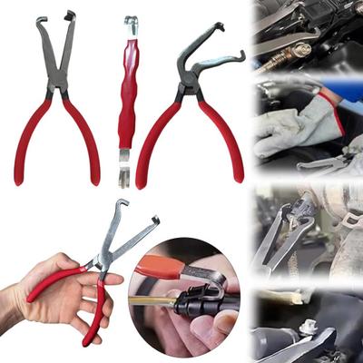 Ściągacze do przewodów Samochodowy Elektryczny Separator Złączek Terminalowych Narzędzie do Usuwania 2 w 1 Szczypce do Rozłączania z Głowicą Prostą i Zgiętą