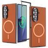 Ultra Thin Carbon Fiber Leather Phone Case for Samsung Galaxy Z Fold 7 6 5 4 3 Fold7 5G Business Magsafe for Magnetic Cover Etui