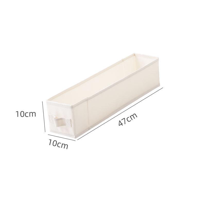Rectangular Oxford Cloth Wardrobe Organizer: Narrow, Long Drawer-Style Clothing Storage Bin.