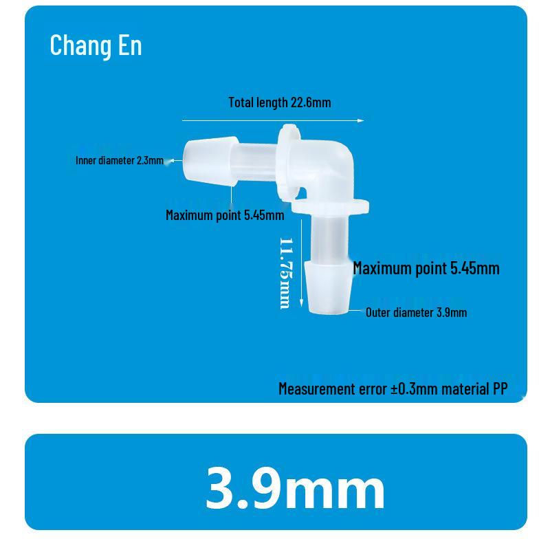 Plastic 90° Hose Connector Elbow Barb