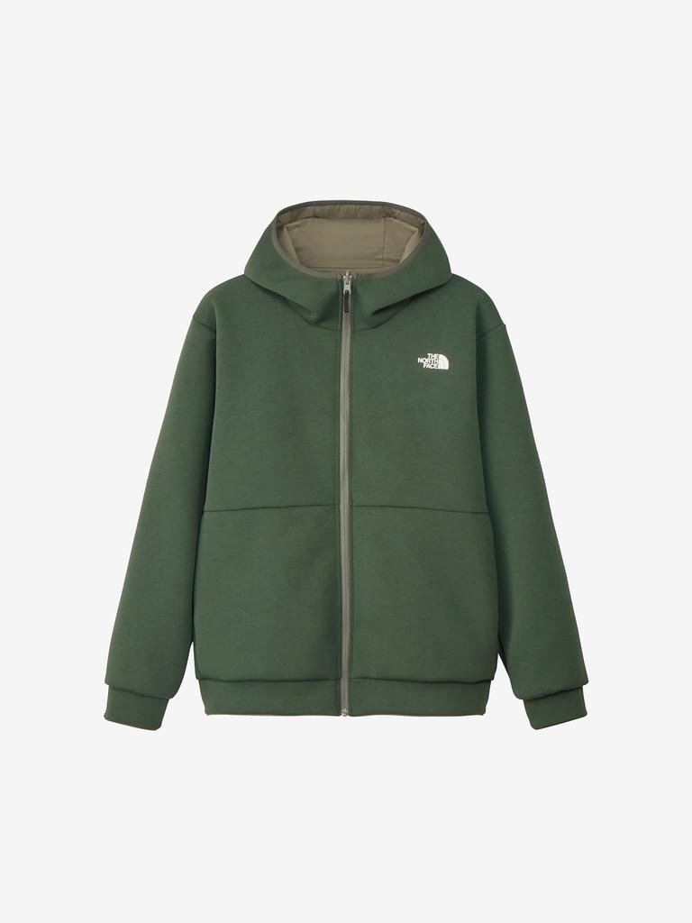 The North Face Reversible Tech Air Size L Hoodie, Taupe/Alpine,