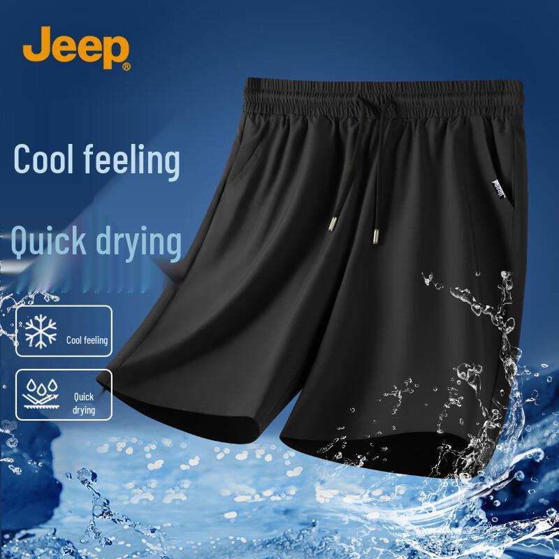 JEEP Men s Ice Silk Quick Dry Casual Shorts 2XL