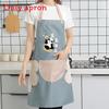 Dinosaur Waterproof Pvc Apron For Women Children Kitchen Cooking Splashresistant Apron